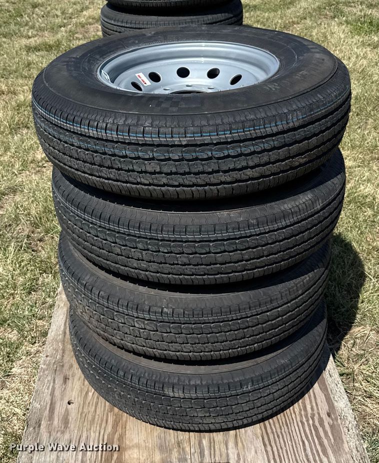 image for item DZ8861 (4) 235/80R16 tires and wheels