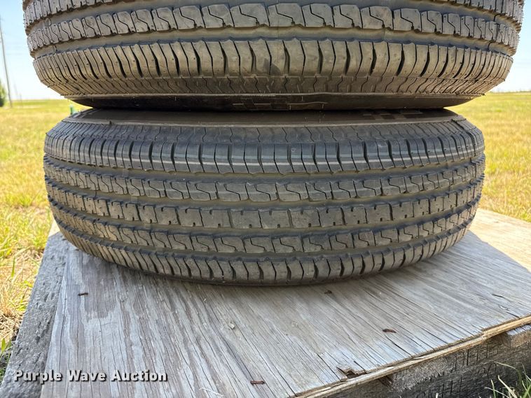 image for item DZ8861 (4) 235/80R16 tires and wheels