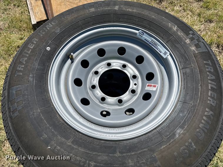 image for item DZ8861 (4) 235/80R16 tires and wheels