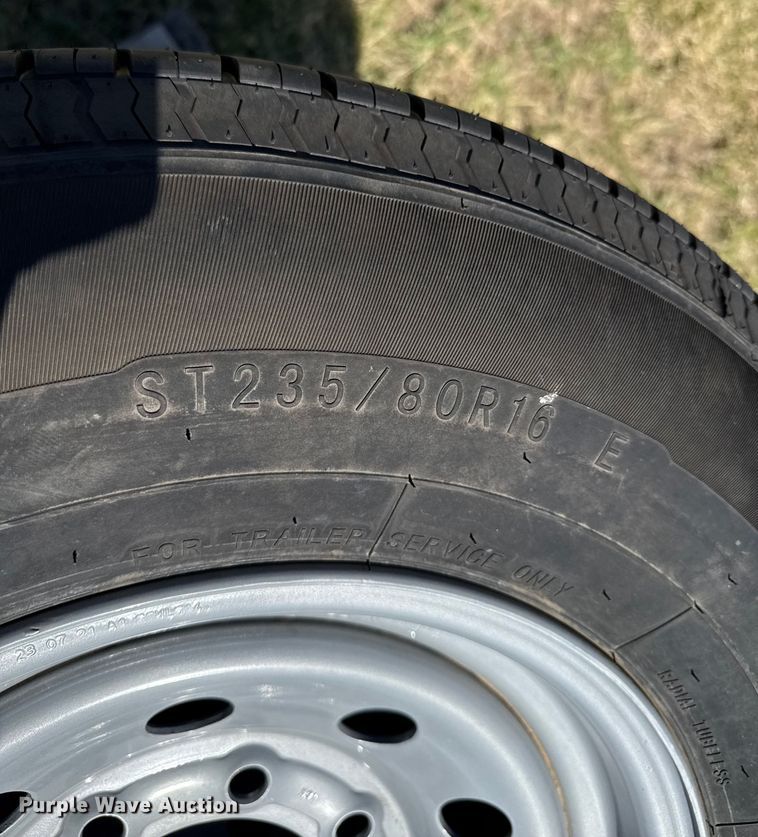 image for item DZ8861 (4) 235/80R16 tires and wheels