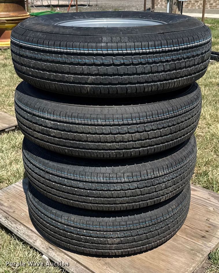 image for item DZ8862 (4) 235/80R16 tires and wheels