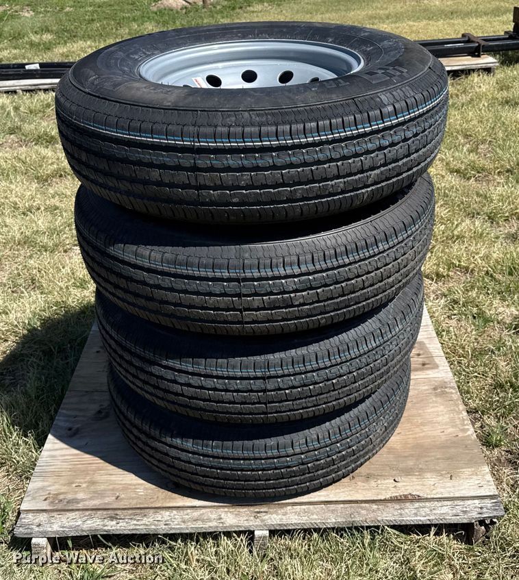 image for item DZ8862 (4) 235/80R16 tires and wheels