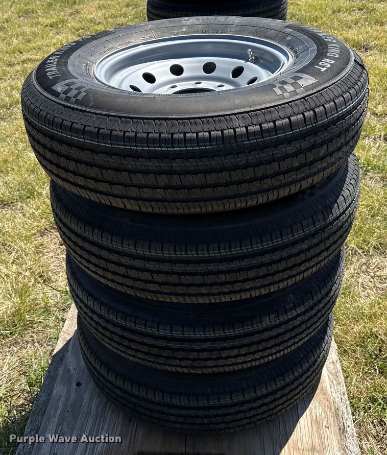 image for item DZ8862 (4) 235/80R16 tires and wheels