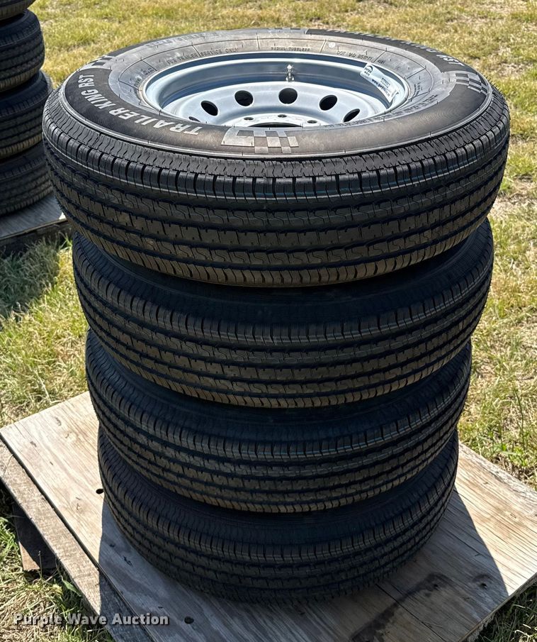 image for item DZ8862 (4) 235/80R16 tires and wheels