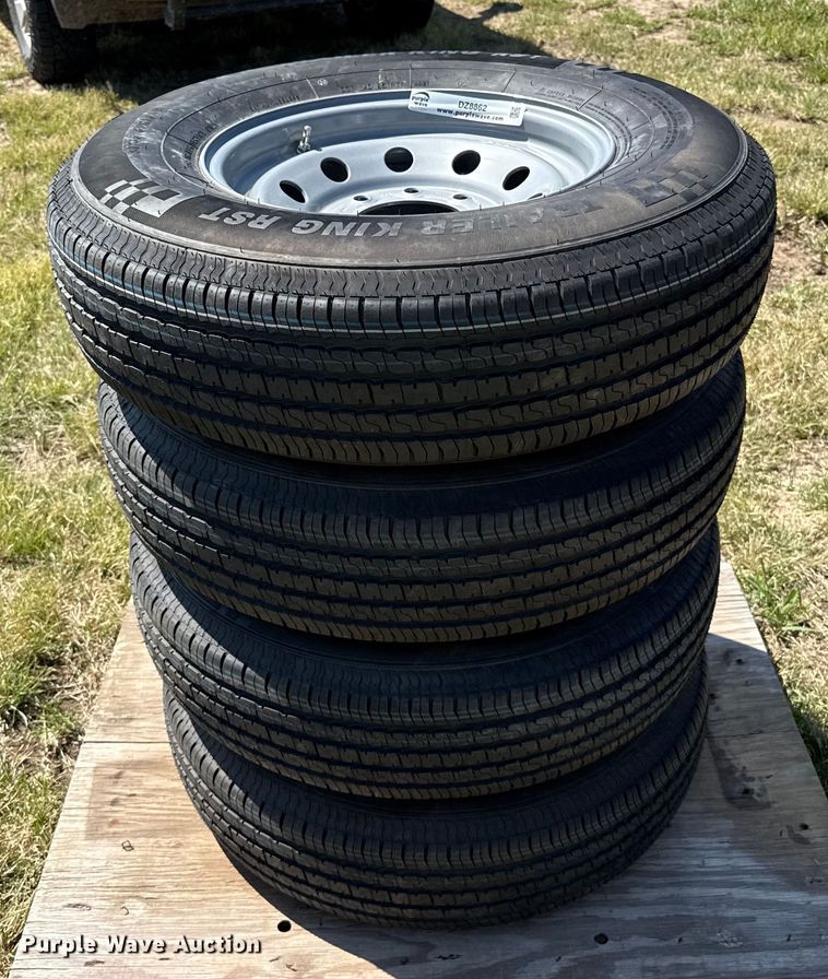 image for item DZ8862 (4) 235/80R16 tires and wheels