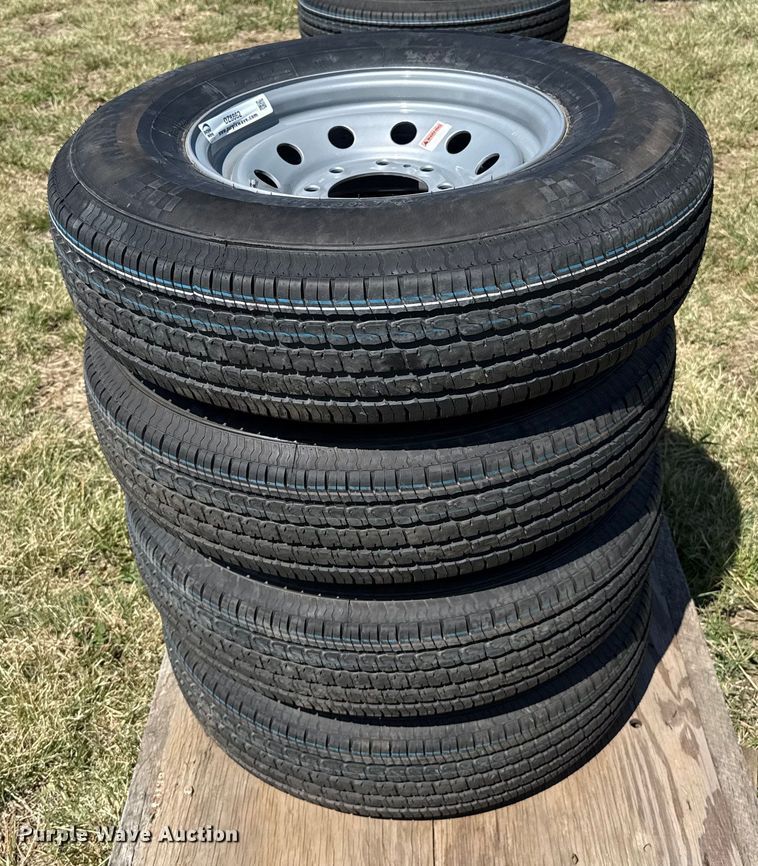 image for item DZ8862 (4) 235/80R16 tires and wheels