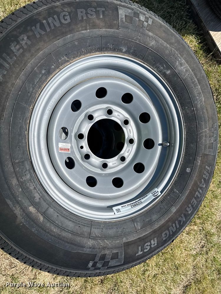 image for item DZ8862 (4) 235/80R16 tires and wheels