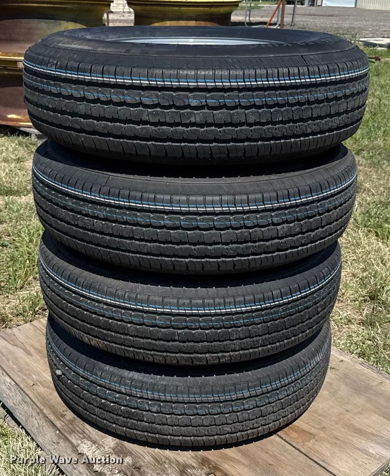 image for item DZ8863 (4) 235/80R16 tires and wheels