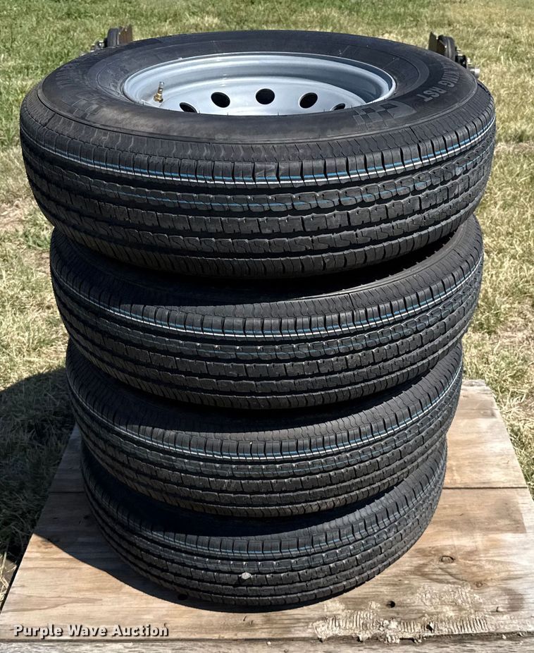 image for item DZ8863 (4) 235/80R16 tires and wheels