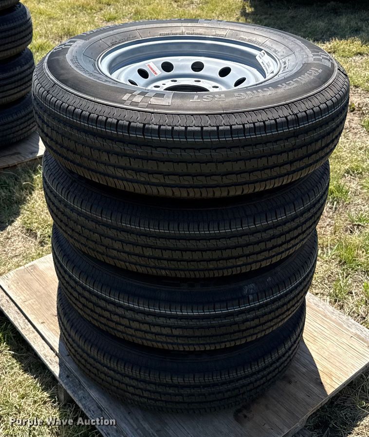 image for item DZ8863 (4) 235/80R16 tires and wheels