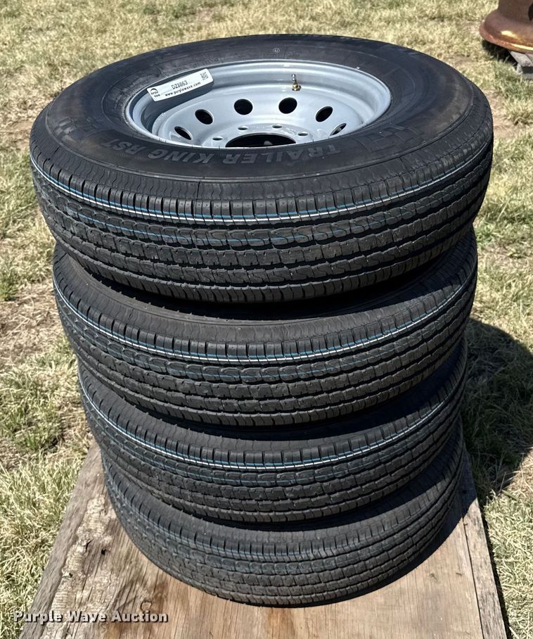 image for item DZ8863 (4) 235/80R16 tires and wheels