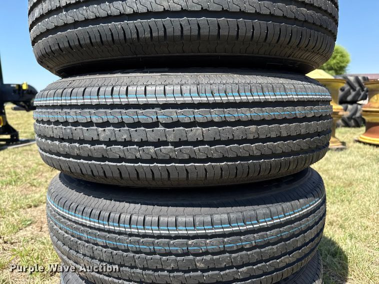 image for item DZ8863 (4) 235/80R16 tires and wheels