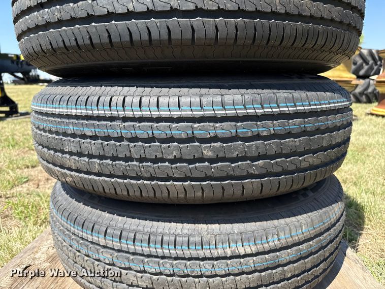 image for item DZ8863 (4) 235/80R16 tires and wheels