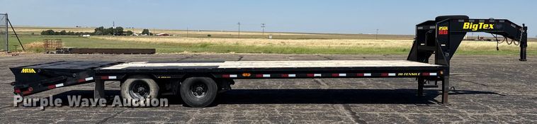 image for item DZ8916 2020 Big Tex 25GN-25BK+5MR equipment trailer