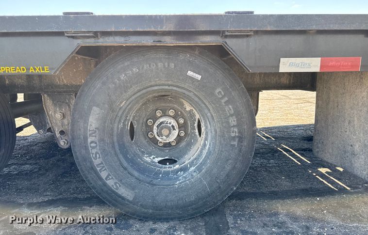 image for item DZ8916 2020 Big Tex 25GN-25BK+5MR equipment trailer