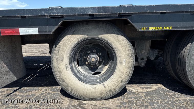 image for item DZ8916 2020 Big Tex 25GN-25BK+5MR equipment trailer