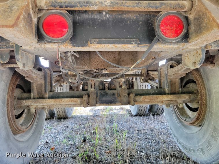 image for item EA2480 1994 Brady Truck Equip end dump pup trailer