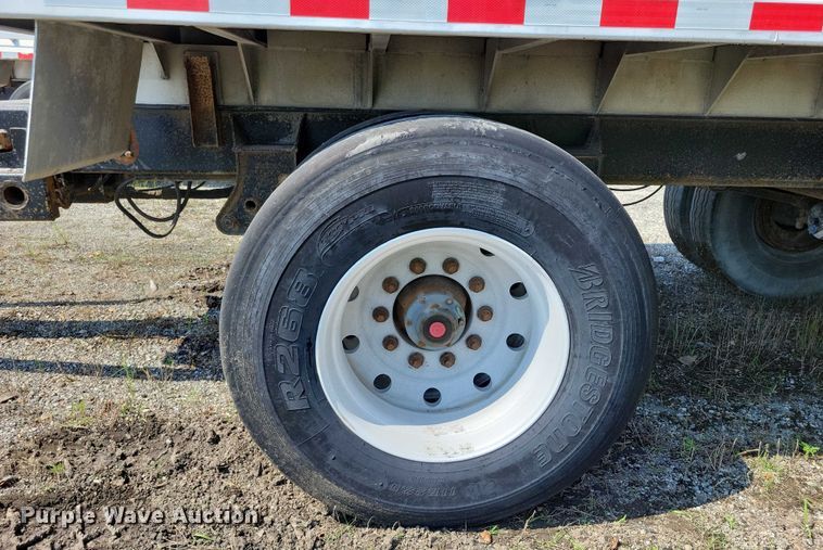 image for item EA2480 1994 Brady Truck Equip end dump pup trailer