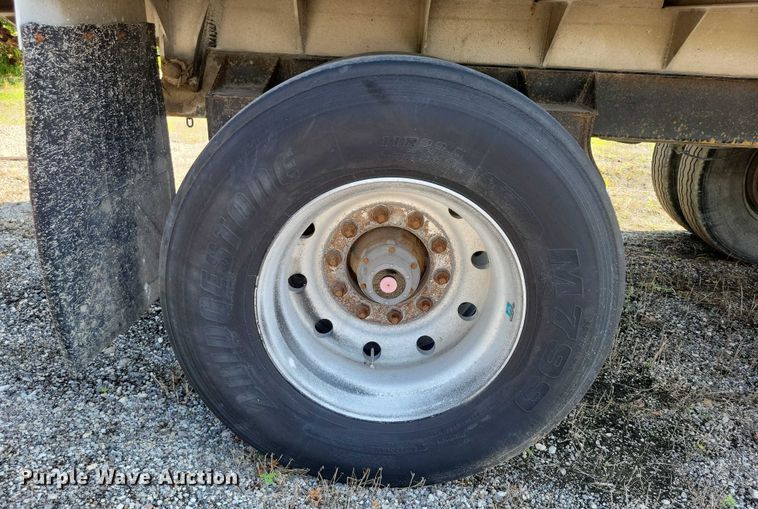 image for item EA2480 1994 Brady Truck Equip end dump pup trailer