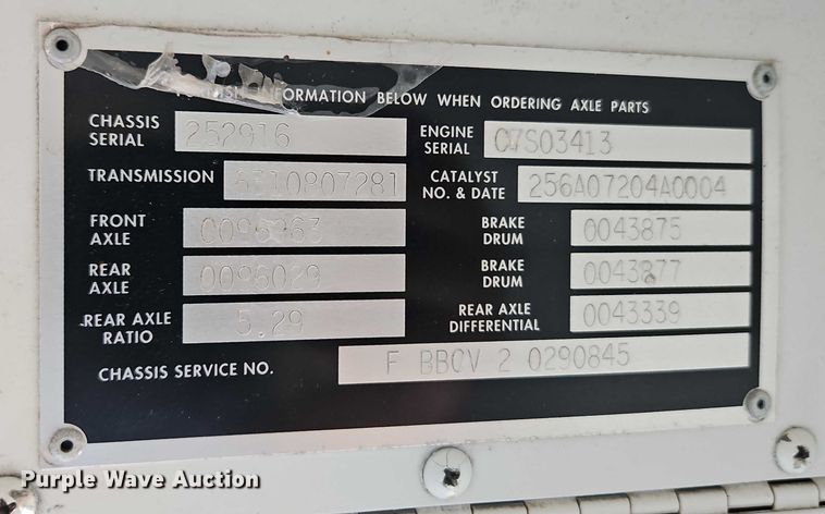 image for item EB8234 2008 Blue Bird Vision school bus