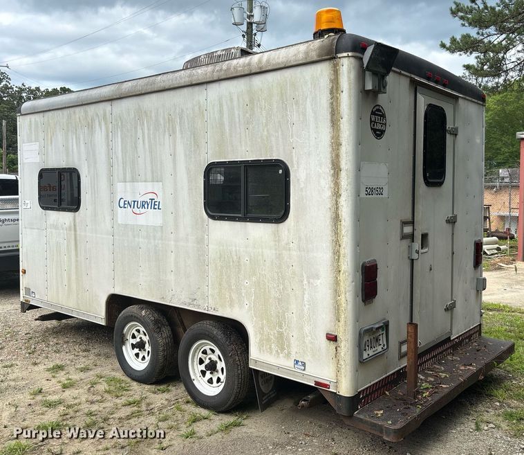 image for item EC3686 1997 Wells Cargo fiber optic splicing trailer