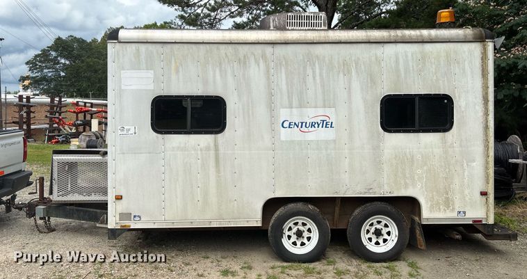 image for item EC3686 1997 Wells Cargo fiber optic splicing trailer