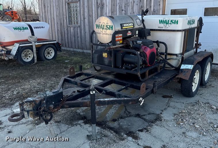 image for item EC4086 Karcher Shark pressure washer trailer