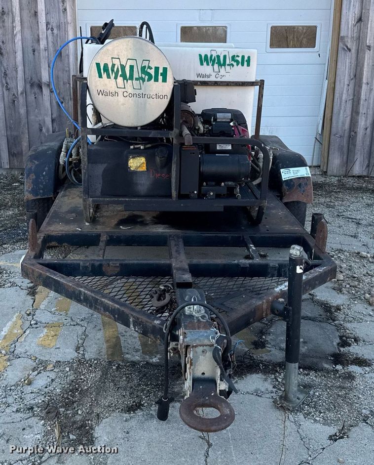 image for item EC4086 Karcher Shark pressure washer trailer