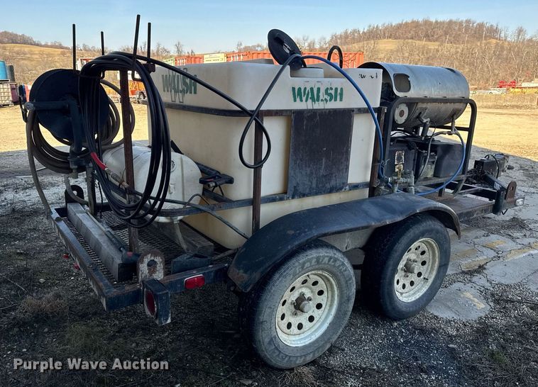 image for item EC4086 Karcher Shark pressure washer trailer