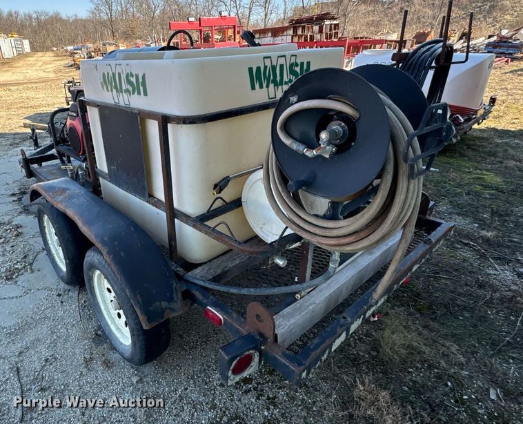 image for item EC4086 Karcher Shark pressure washer trailer