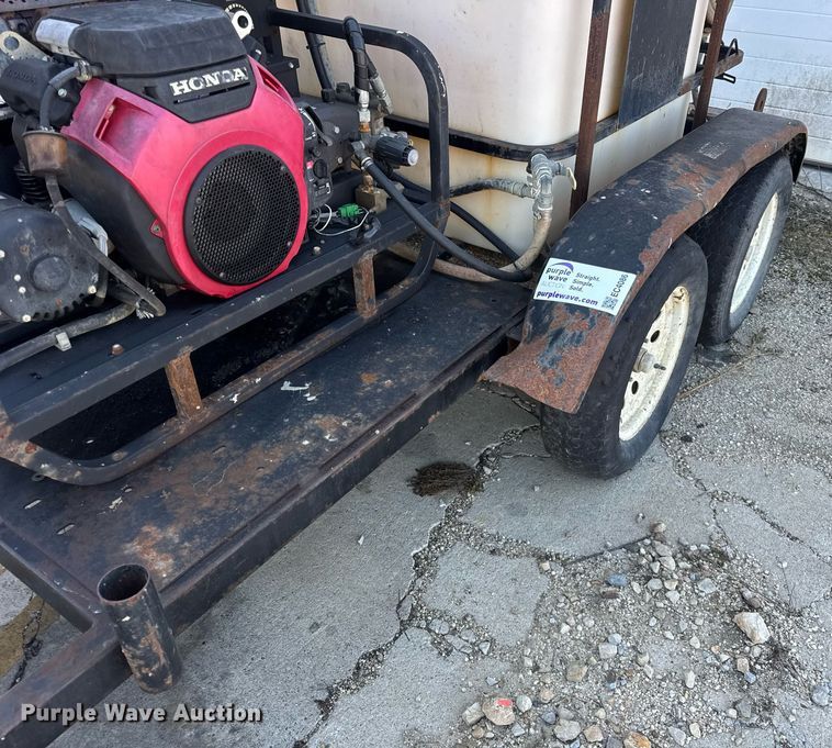 image for item EC4086 Karcher Shark pressure washer trailer