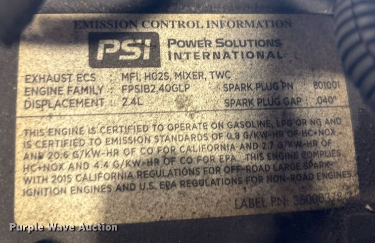 image for item EC4366 2015 Yale GLP050 forklift