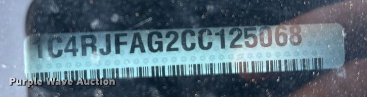 image for item EC4374 2012 Jeep Grand Cherokee SUV