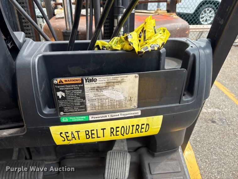 image for item EC4383 2015 Yale GTP050 forklift