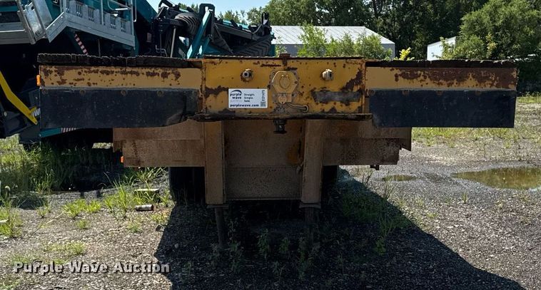 image for item ED1475 1979 Transport Trailer drop tilt deck equipment trailer