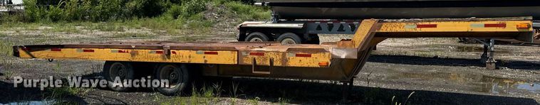 image for item ED1475 1979 Transport Trailer drop tilt deck equipment trailer