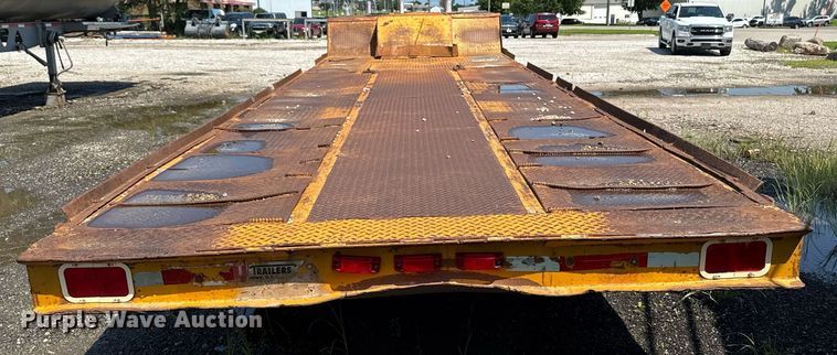 image for item ED1475 1979 Transport Trailer drop tilt deck equipment trailer