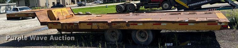 image for item ED1475 1979 Transport Trailer drop tilt deck equipment trailer