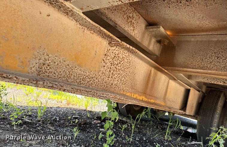 image for item ED1475 1979 Transport Trailer drop tilt deck equipment trailer