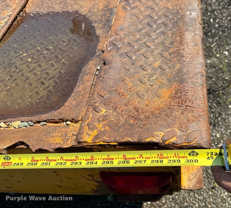 image for item ED1475 1979 Transport Trailer drop tilt deck equipment trailer