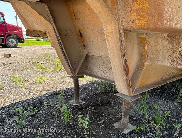 image for item ED1475 1979 Transport Trailer drop tilt deck equipment trailer