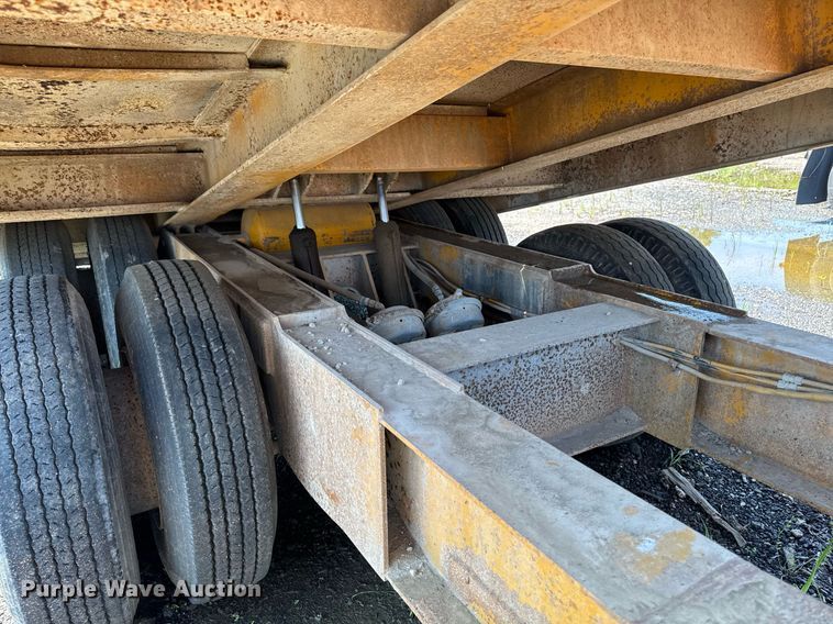 image for item ED1475 1979 Transport Trailer drop tilt deck equipment trailer