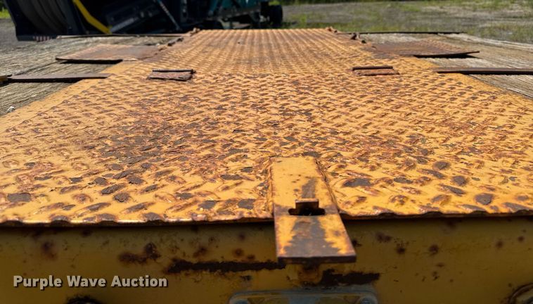 image for item ED1475 1979 Transport Trailer drop tilt deck equipment trailer