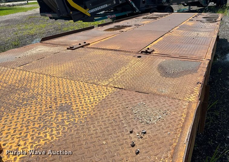 image for item ED1475 1979 Transport Trailer drop tilt deck equipment trailer