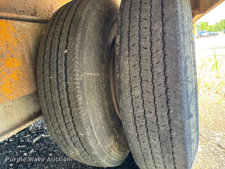 image for item ED1475 1979 Transport Trailer drop tilt deck equipment trailer