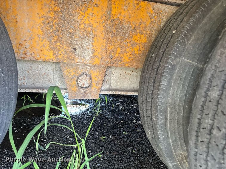 image for item ED1475 1979 Transport Trailer drop tilt deck equipment trailer