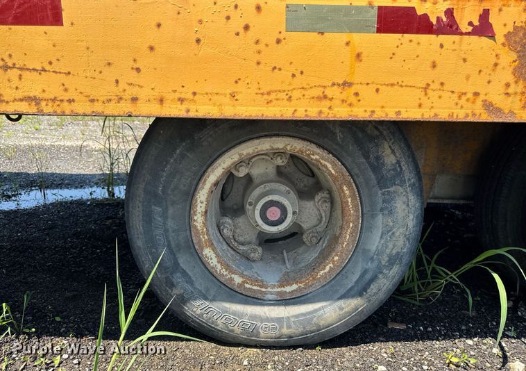 image for item ED1475 1979 Transport Trailer drop tilt deck equipment trailer