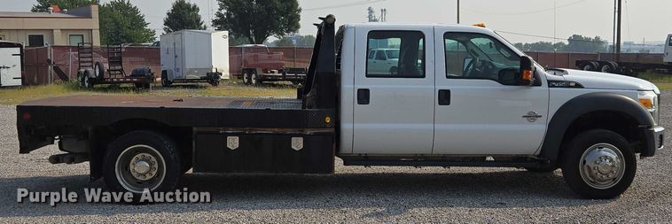 image for item EF1922 2014 Ford F450 Crew Cab flatbed truck