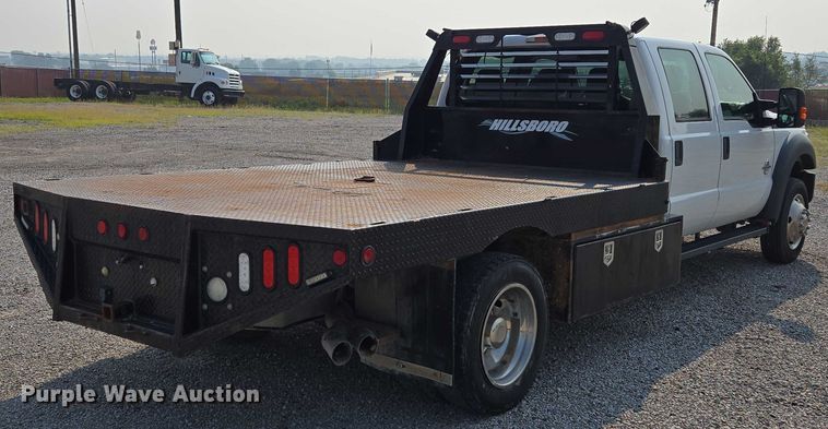 image for item EF1922 2014 Ford F450 Crew Cab flatbed truck