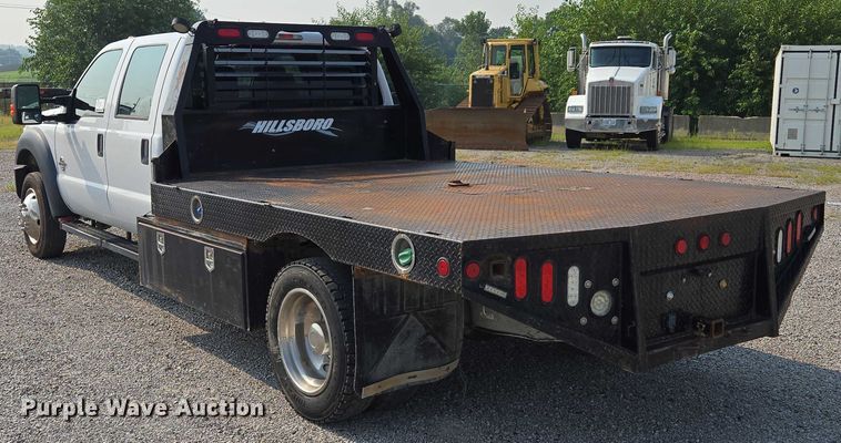 image for item EF1922 2014 Ford F450 Crew Cab flatbed truck